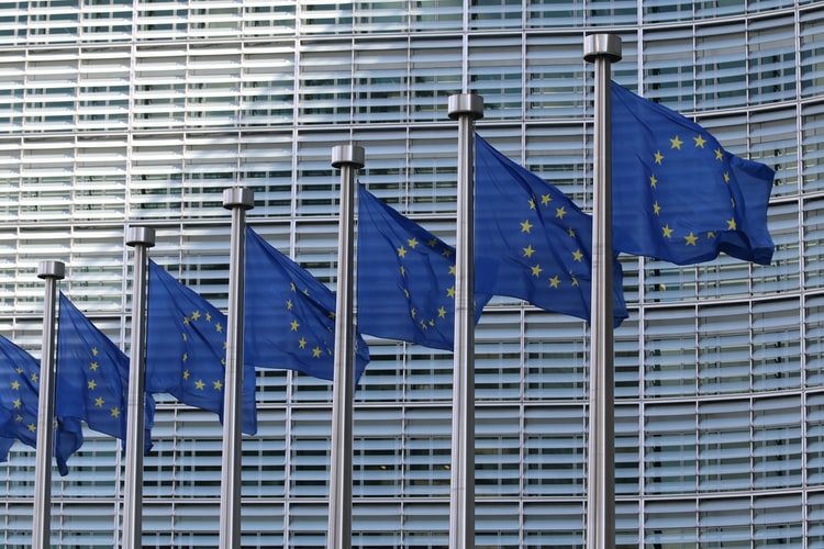 Bandiere dell'Unione Europea