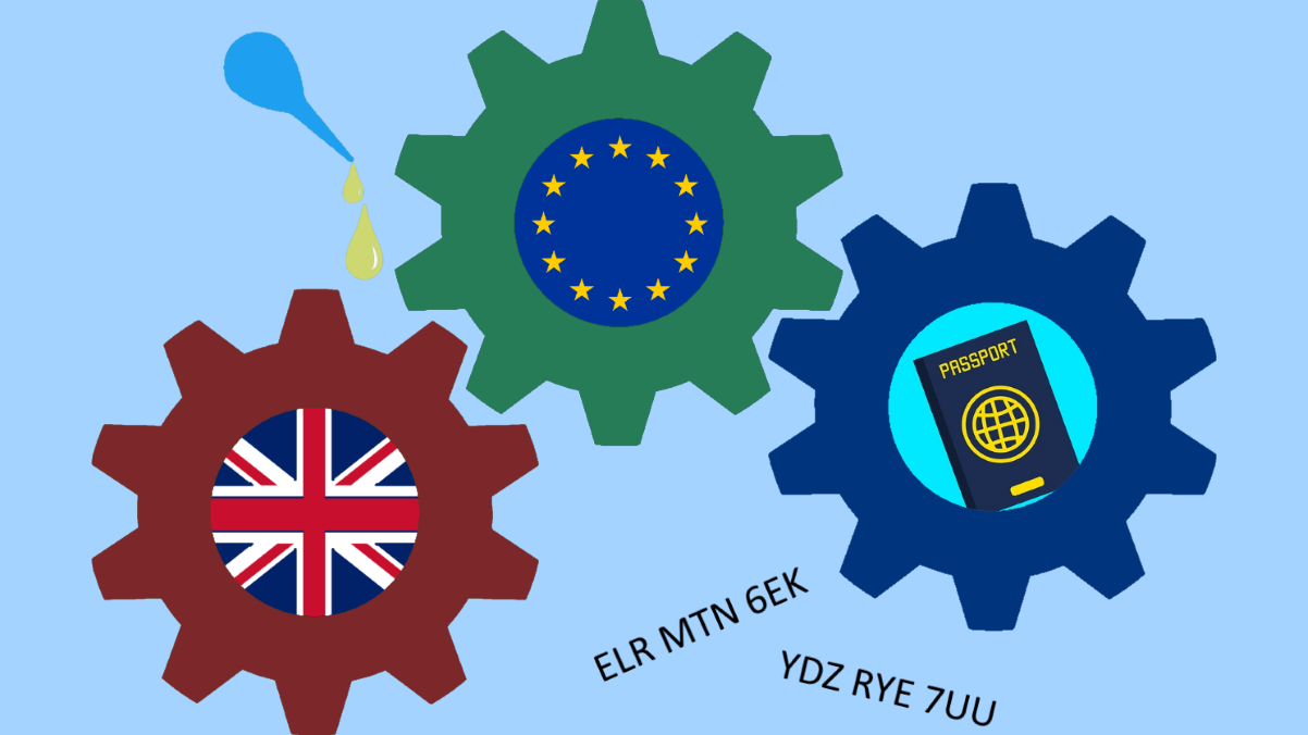 Ruote dentate con bandiere