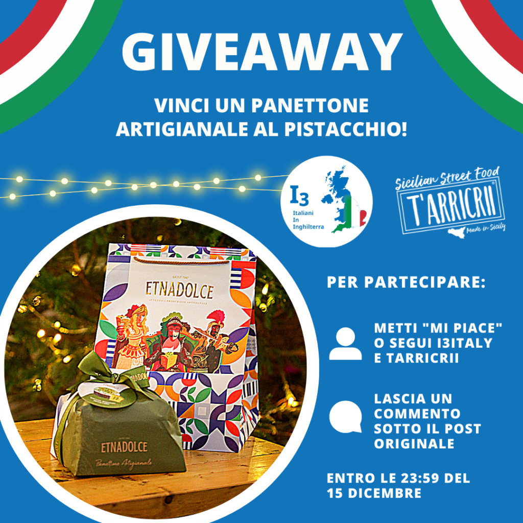Giveaway: Un anno di I3Italy! Vinci un panettone artigianale 1 Giveaway panettone